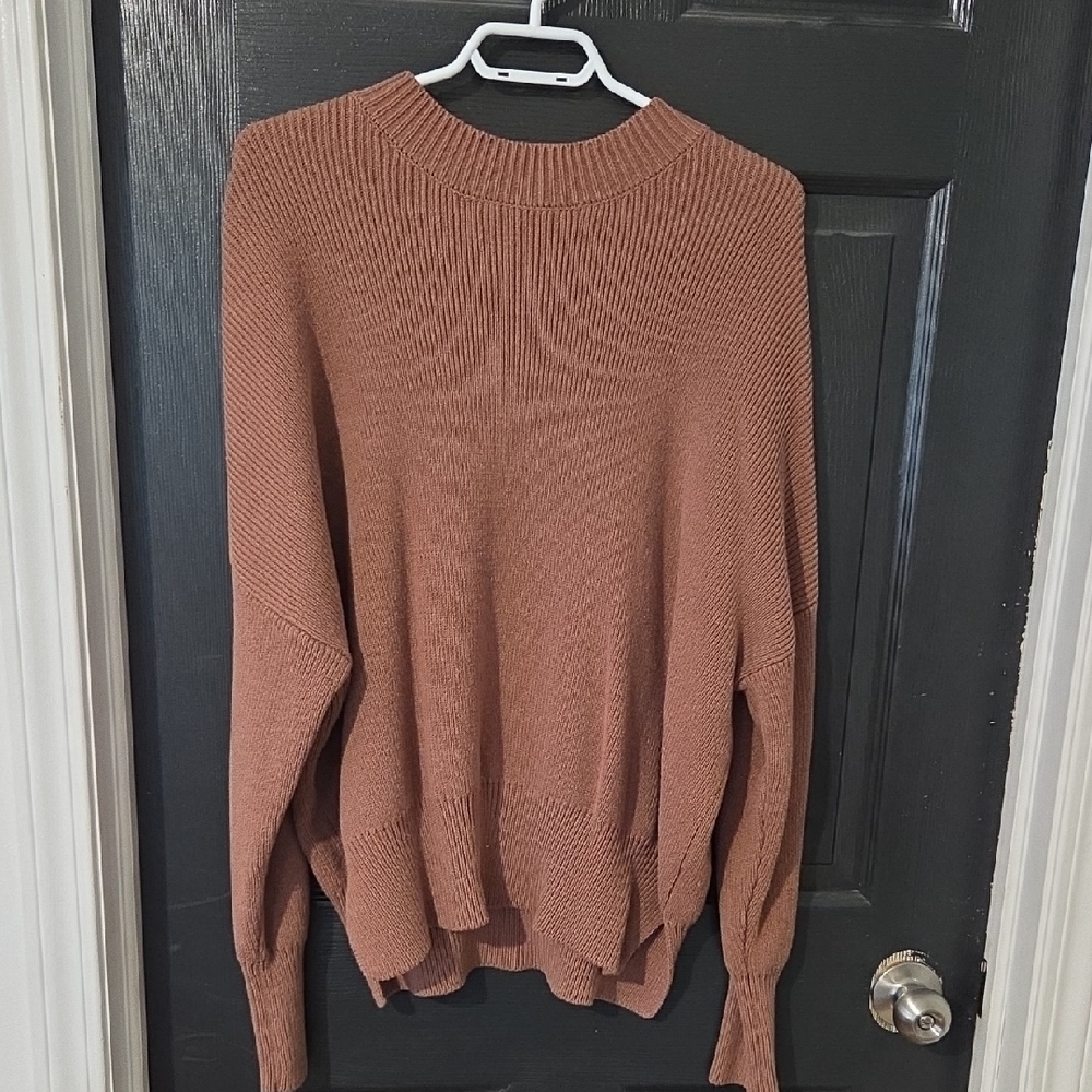 Neuflora Cozy Mauve Knit Sweater